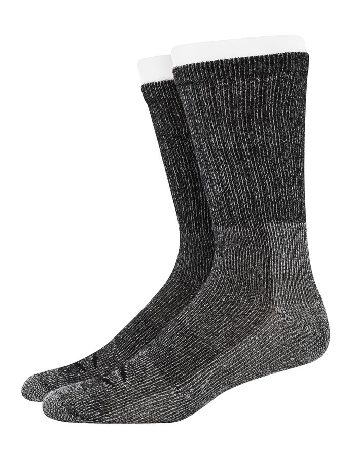 Calcetines Champion Hombre - Outdoor Midweight Crew With Wool 2-Pairs ( Negras ) 3145280-XT